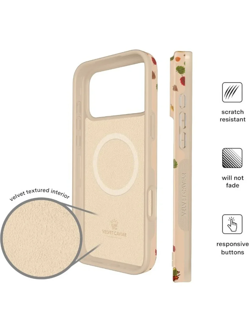 iPhone 17 Pro Max Velvet Case | MagSafe Compatible | 10ft Drop Tested